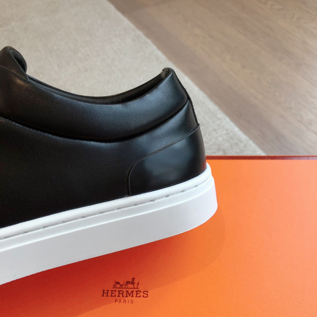 IRWIN SNEAKER BLACK CALFSKIN - 35