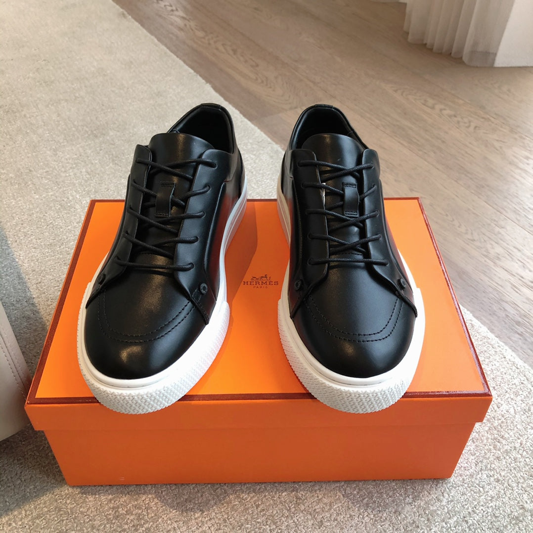 IRWIN SNEAKER BLACK CALFSKIN - 35