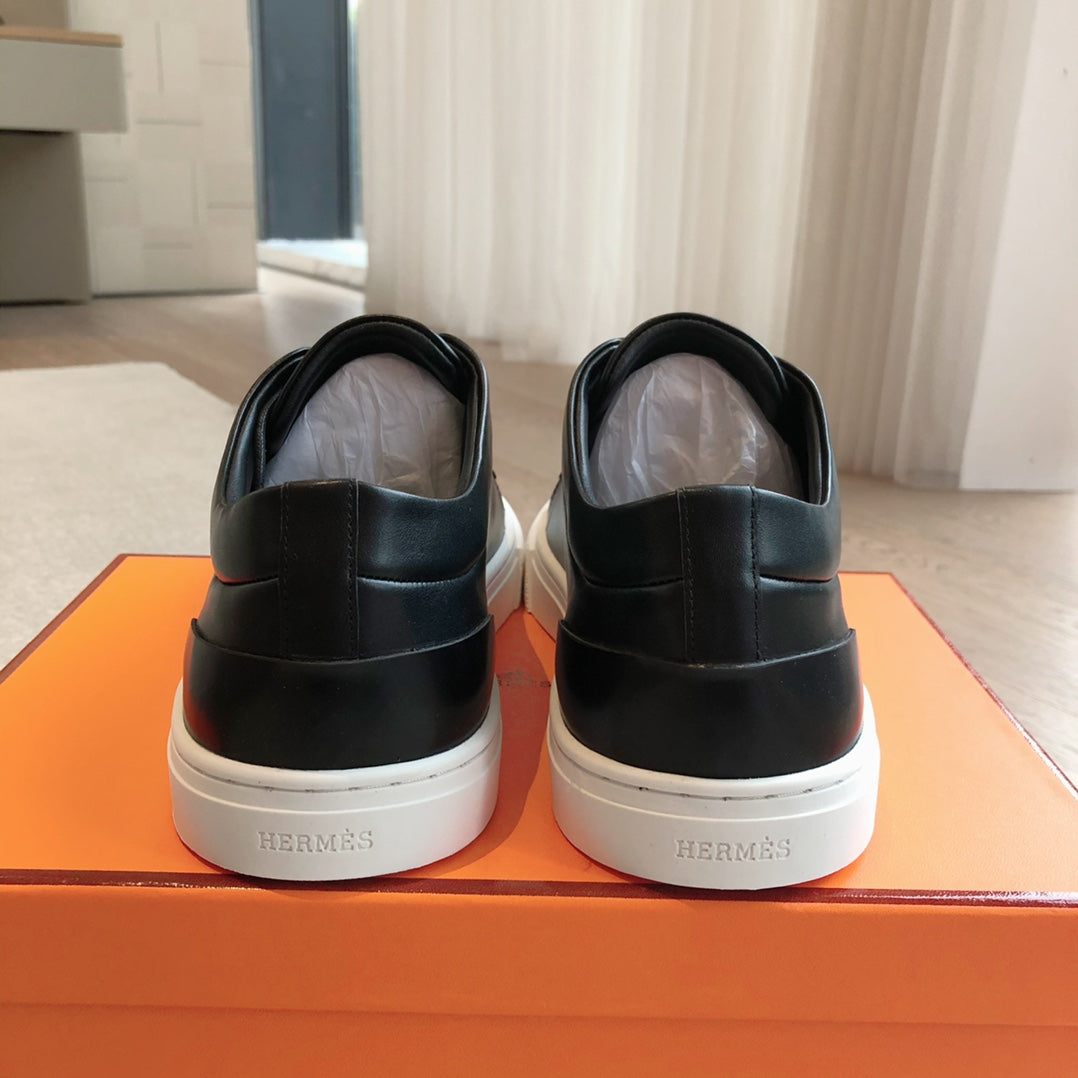 IRWIN SNEAKER BLACK CALFSKIN - 35