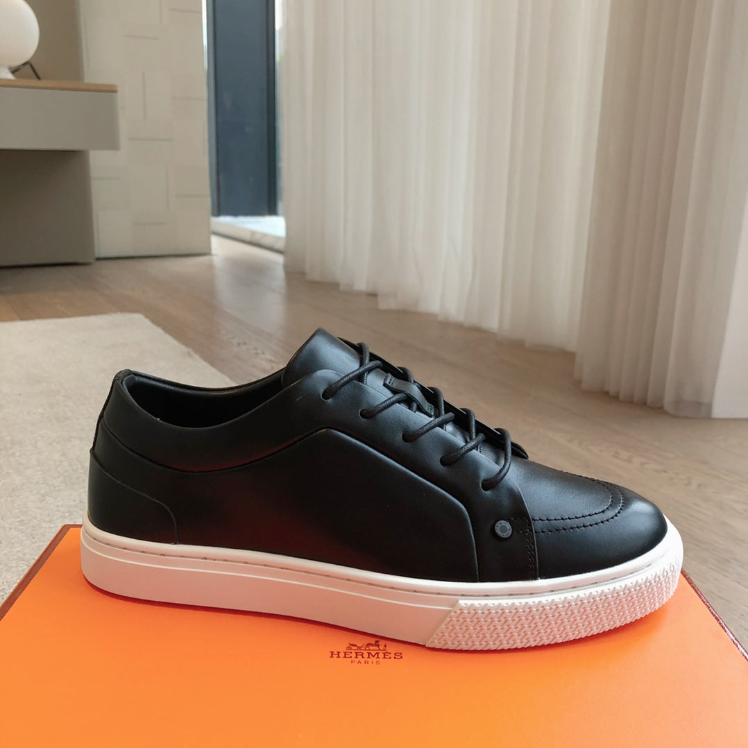 IRWIN SNEAKER BLACK CALFSKIN - 35