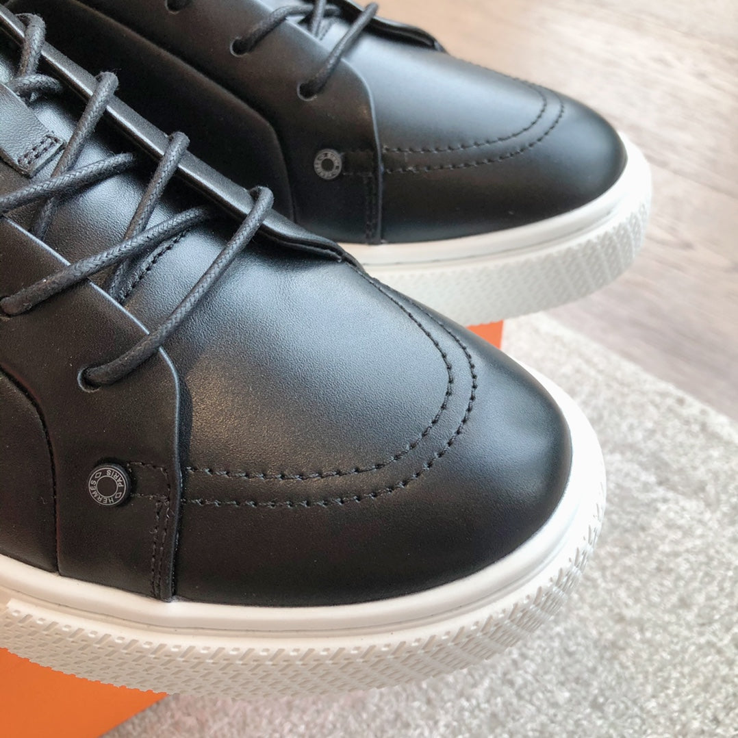 IRWIN SNEAKER BLACK CALFSKIN - 35