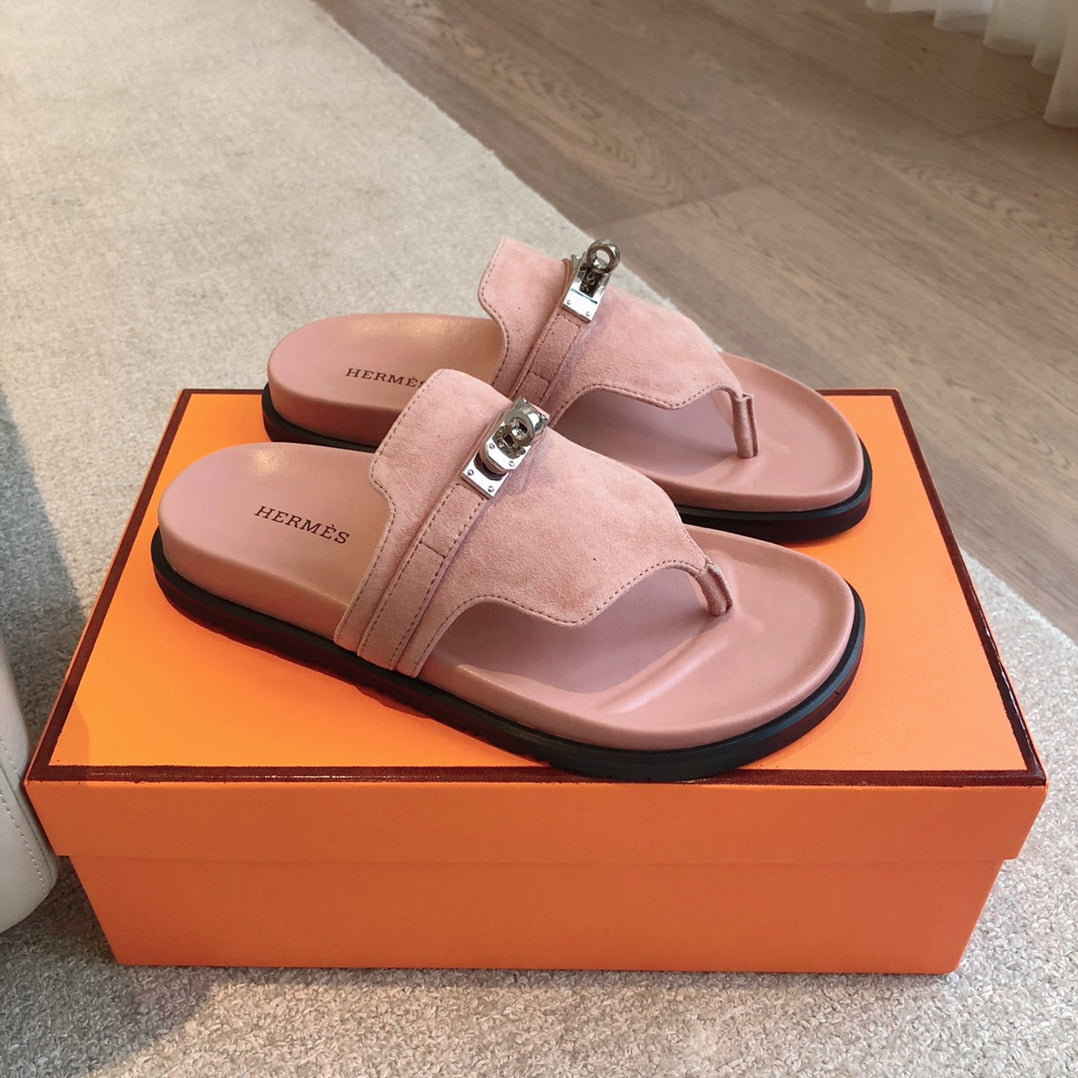 EMPIRE SANDAL LIGHT PINK SUEDE - 35