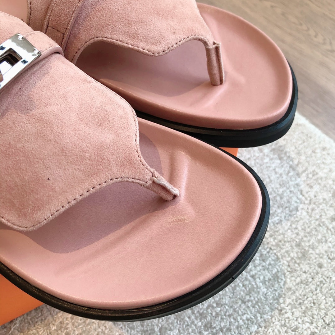 EMPIRE SANDAL LIGHT PINK SUEDE - 35