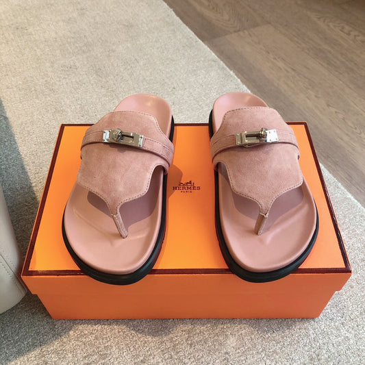 EMPIRE SANDAL LIGHT PINK SUEDE - 35