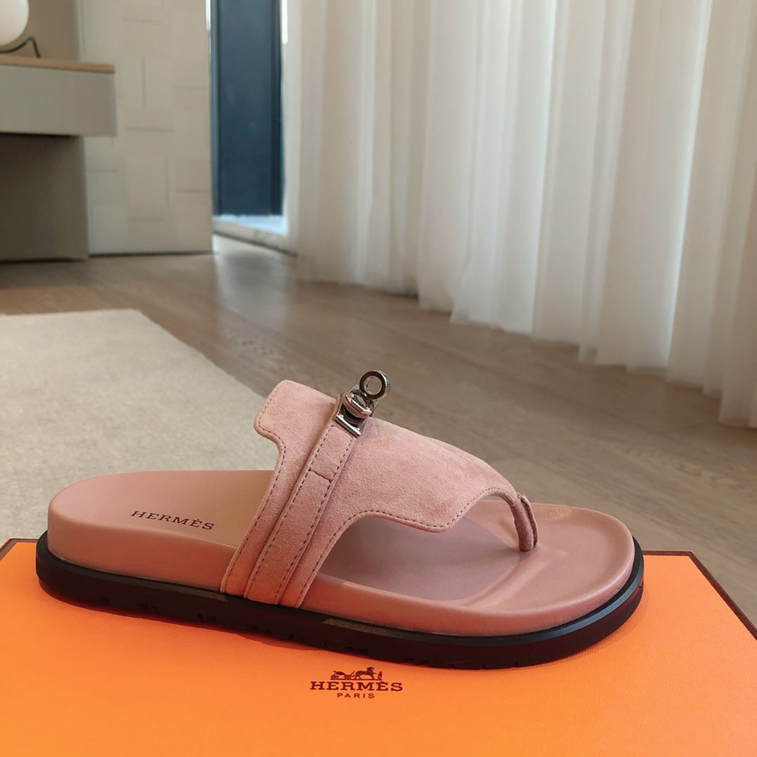 EMPIRE SANDAL LIGHT PINK SUEDE - 35