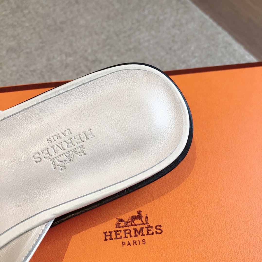 ISLE SANDAL WHITE CALFSKIN - 35
