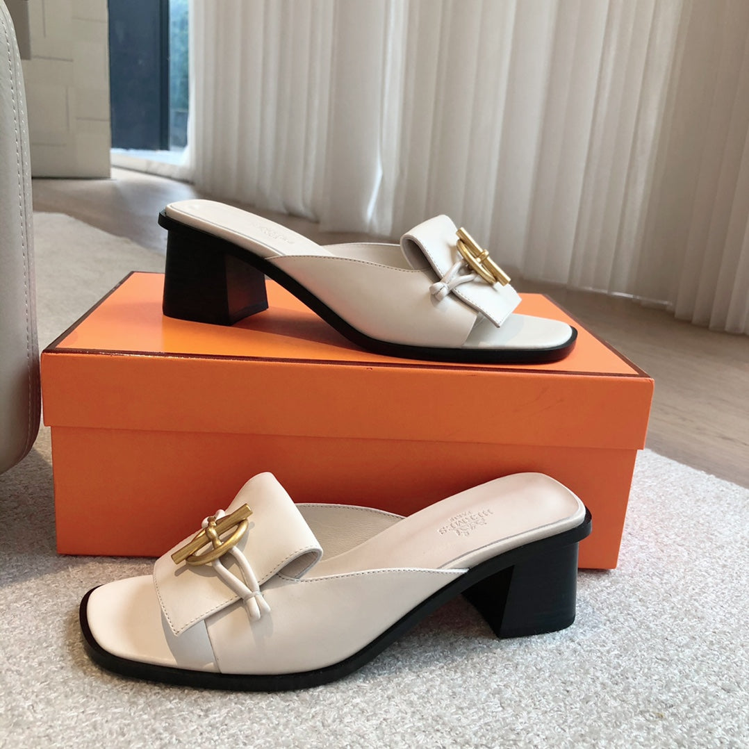 ILOT 45 SANDAL WHITE CALFSKIN - 35