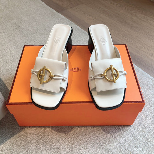 ILOT 45 SANDAL WHITE CALFSKIN - 35