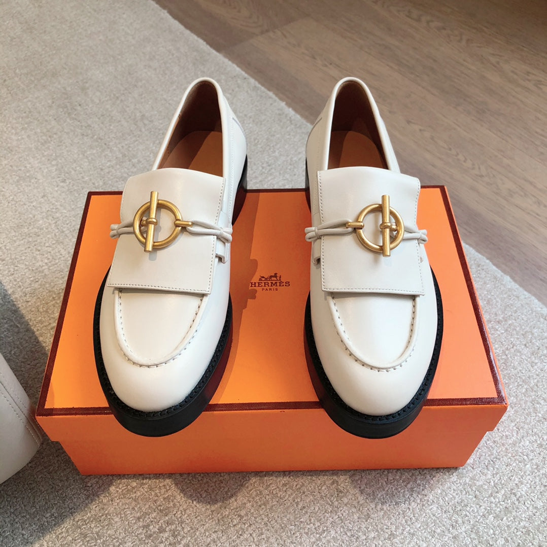 IMPACT LOAFER 25 WHITE CALFSKIN - 35