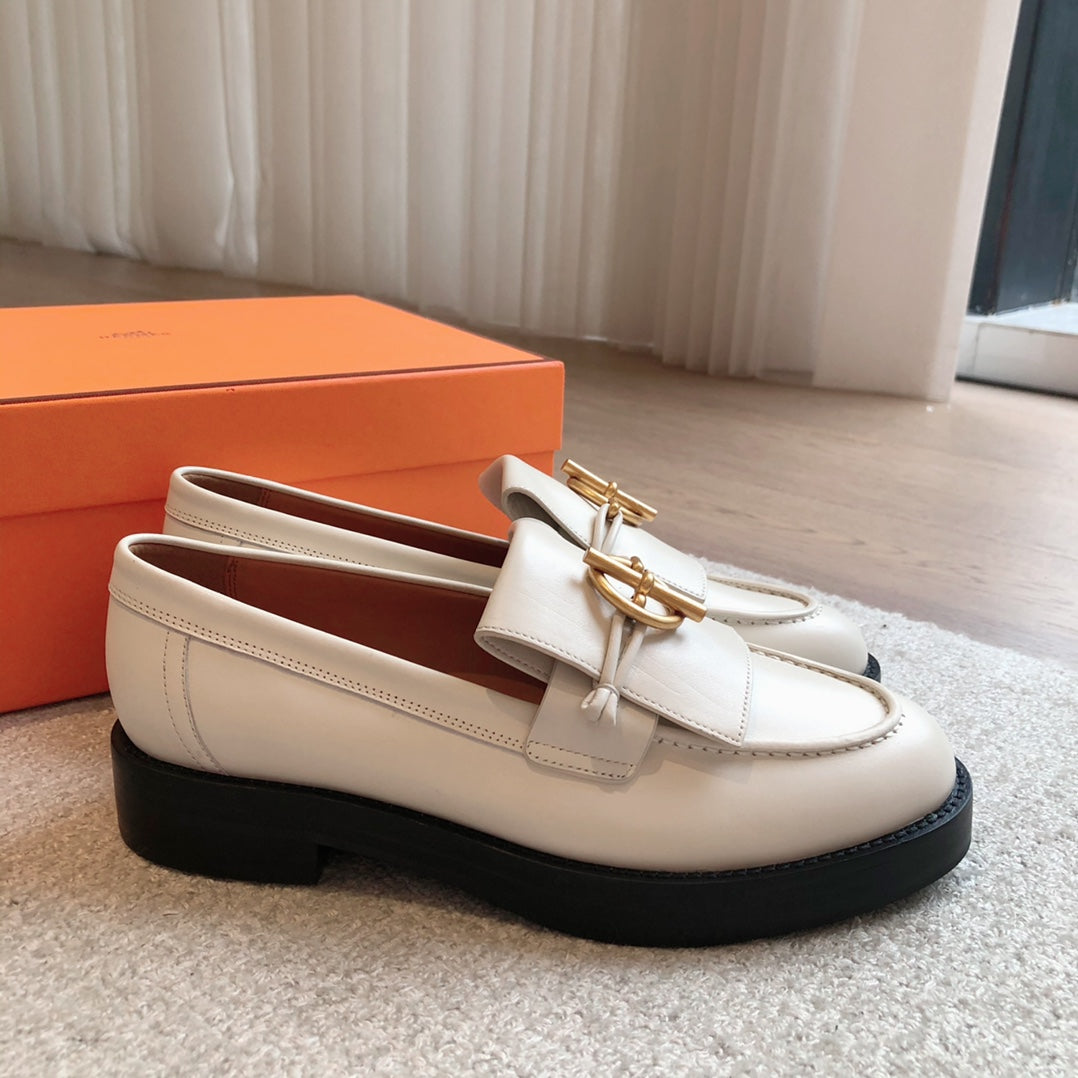 IMPACT LOAFER 25 WHITE CALFSKIN - 35