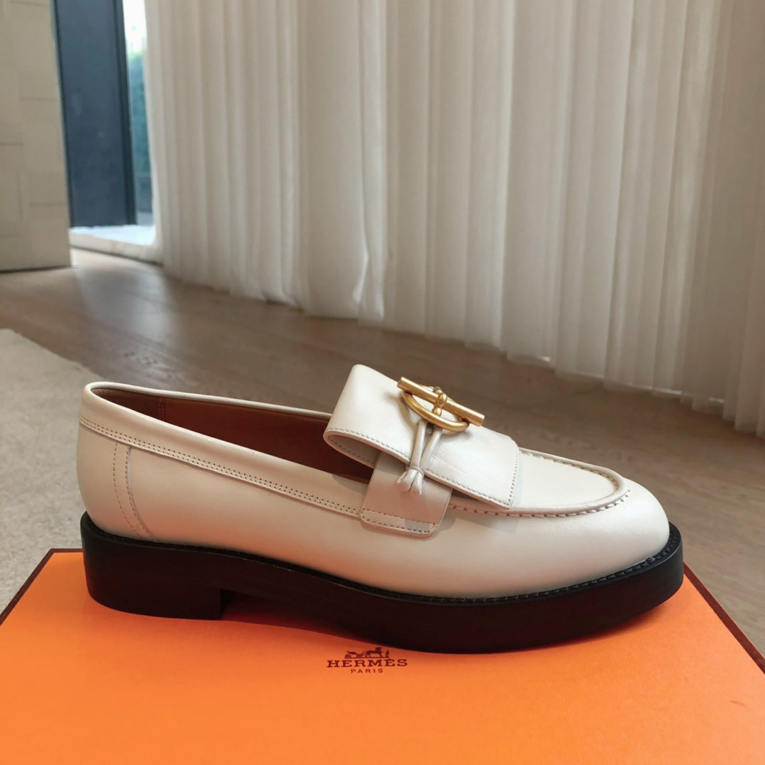 IMPACT LOAFER 25 WHITE CALFSKIN - 35