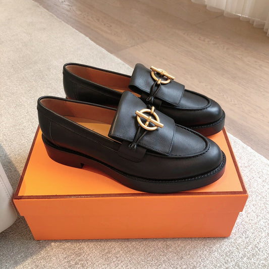 IMPACT LOAFER 25 BLACK CALFSKIN - 35