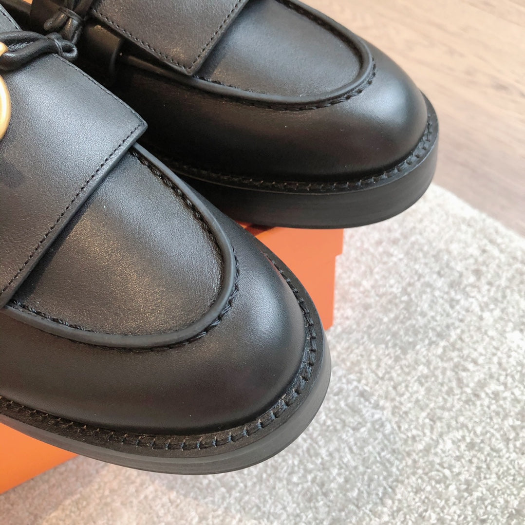 IMPACT LOAFER 25 BLACK CALFSKIN - 35