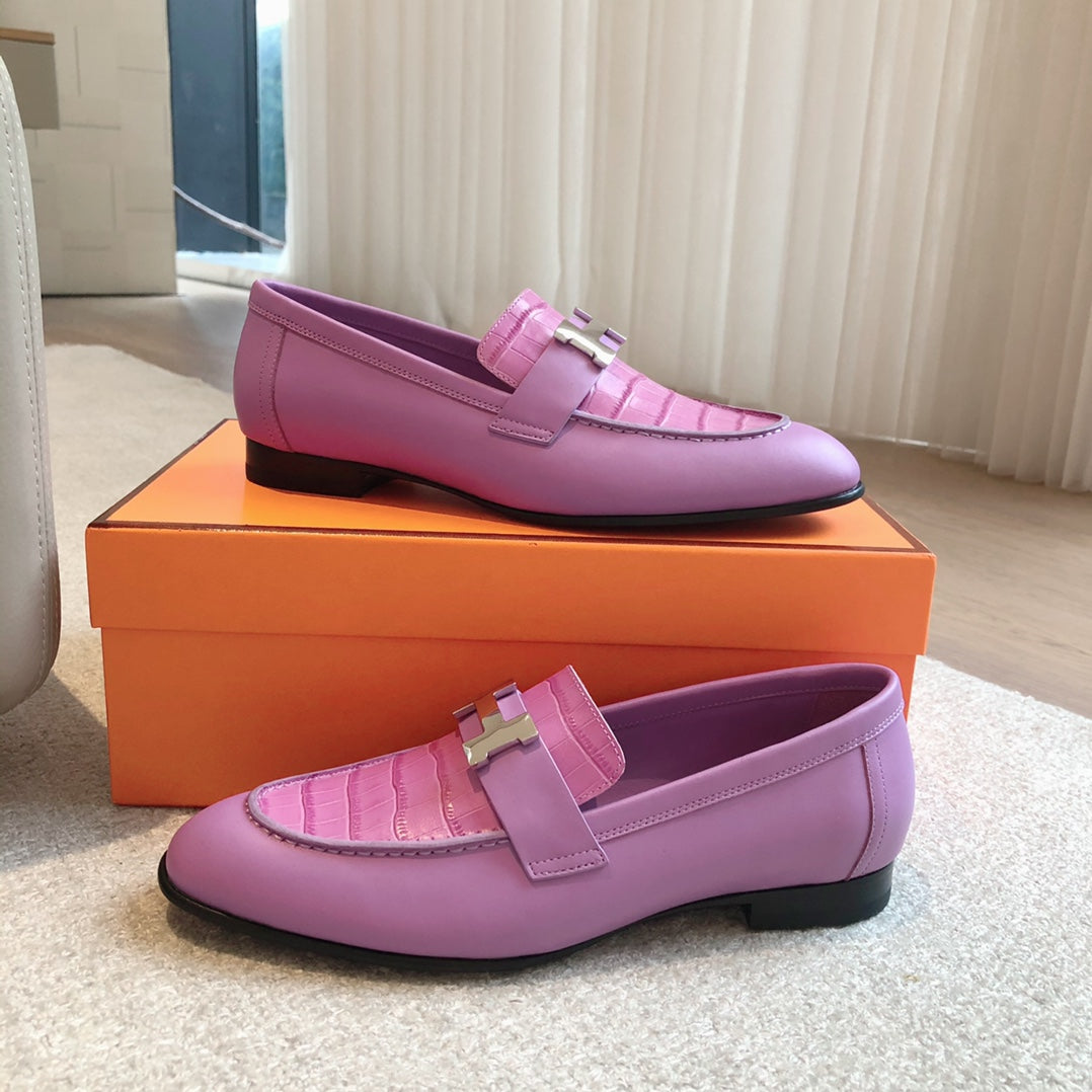 PARIS LOAFER LILAC CALFSKIN - 35