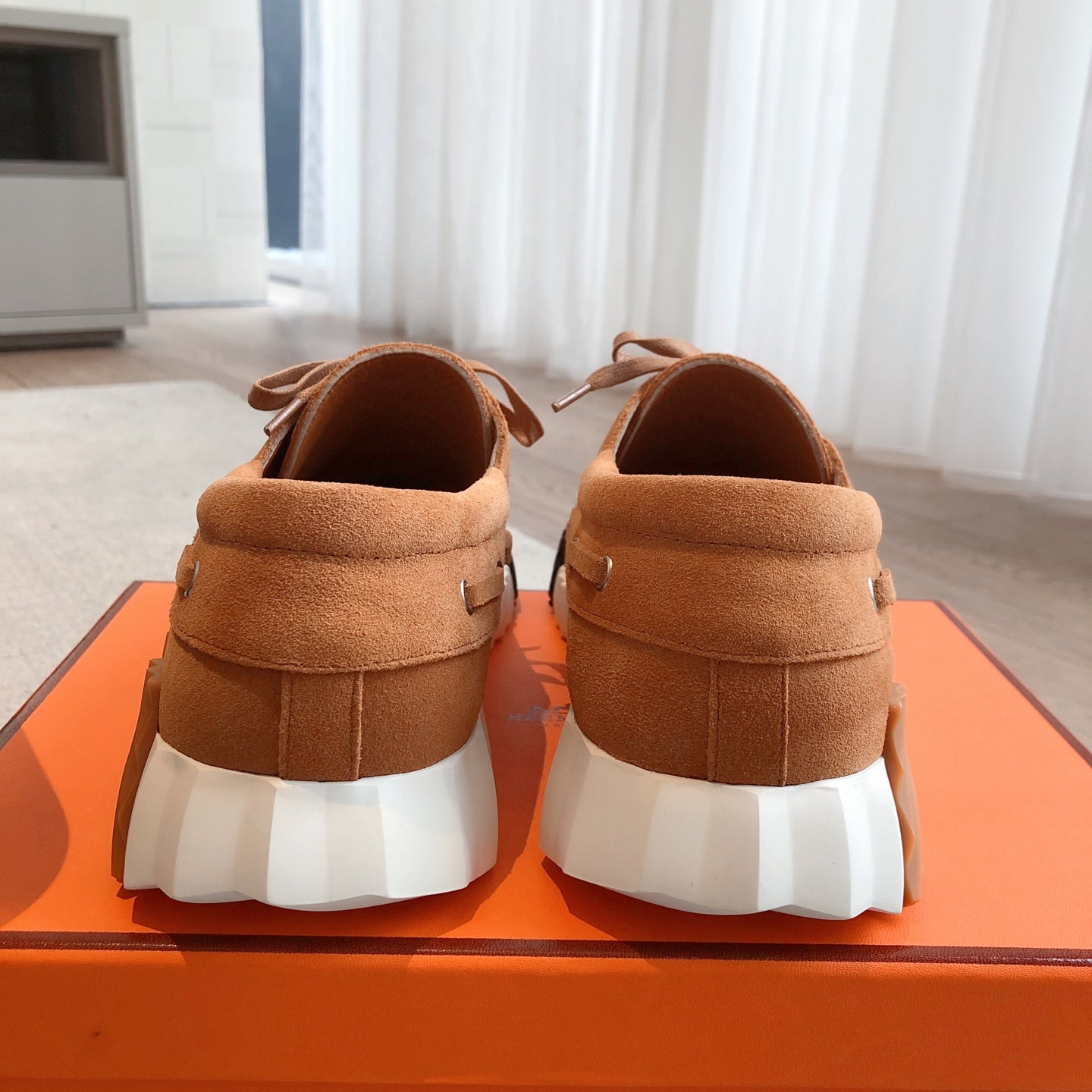 KETCH SNEAKER IN BRONZE BROWN SUEDE - 35