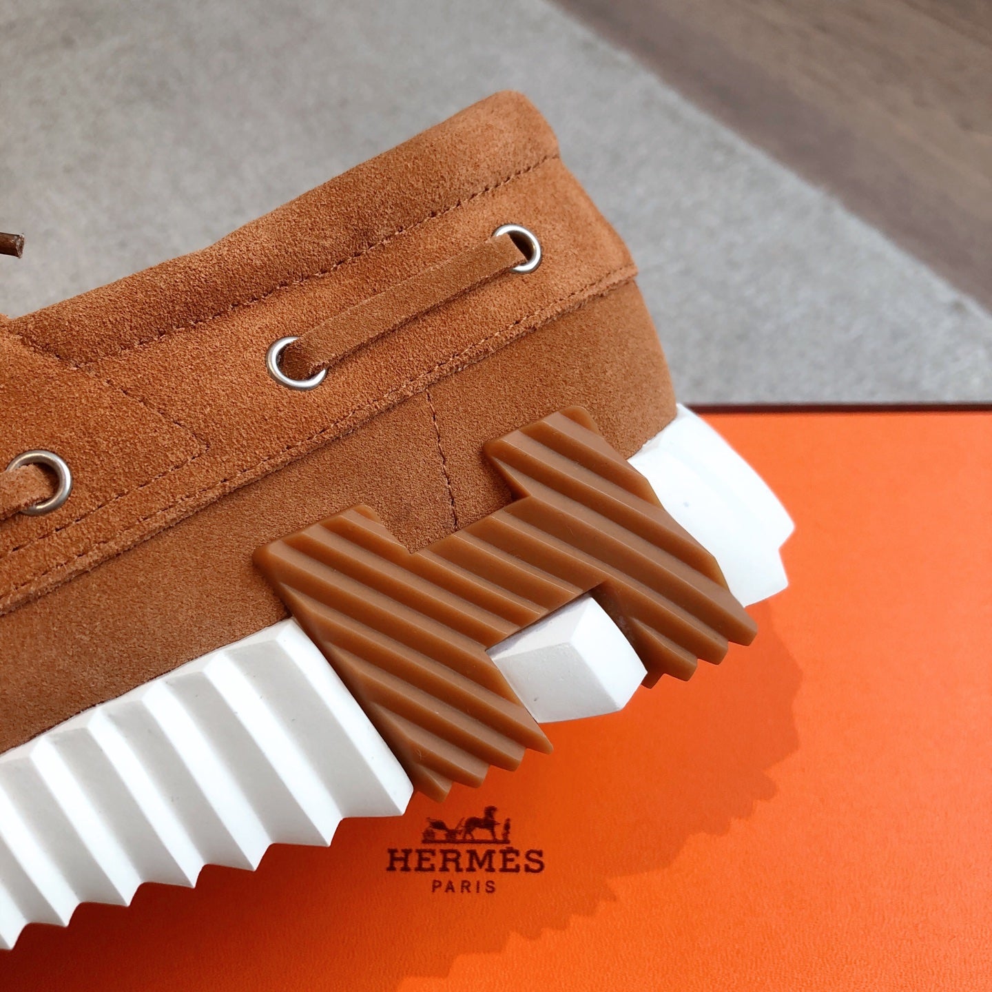 KETCH SNEAKER IN BRONZE BROWN SUEDE - 35