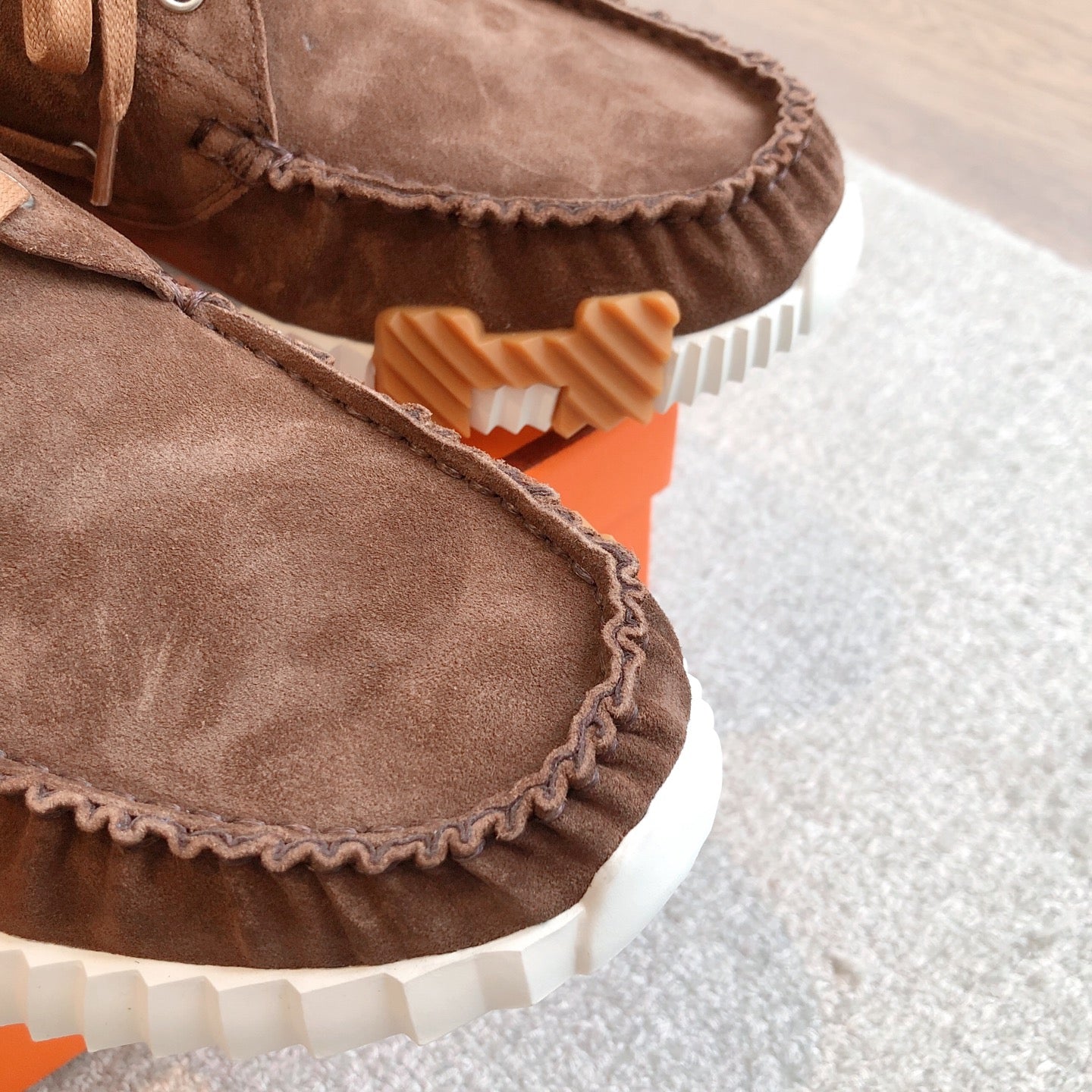KETCH SNEAKER IN COCOA BROWN SUEDE - 35
