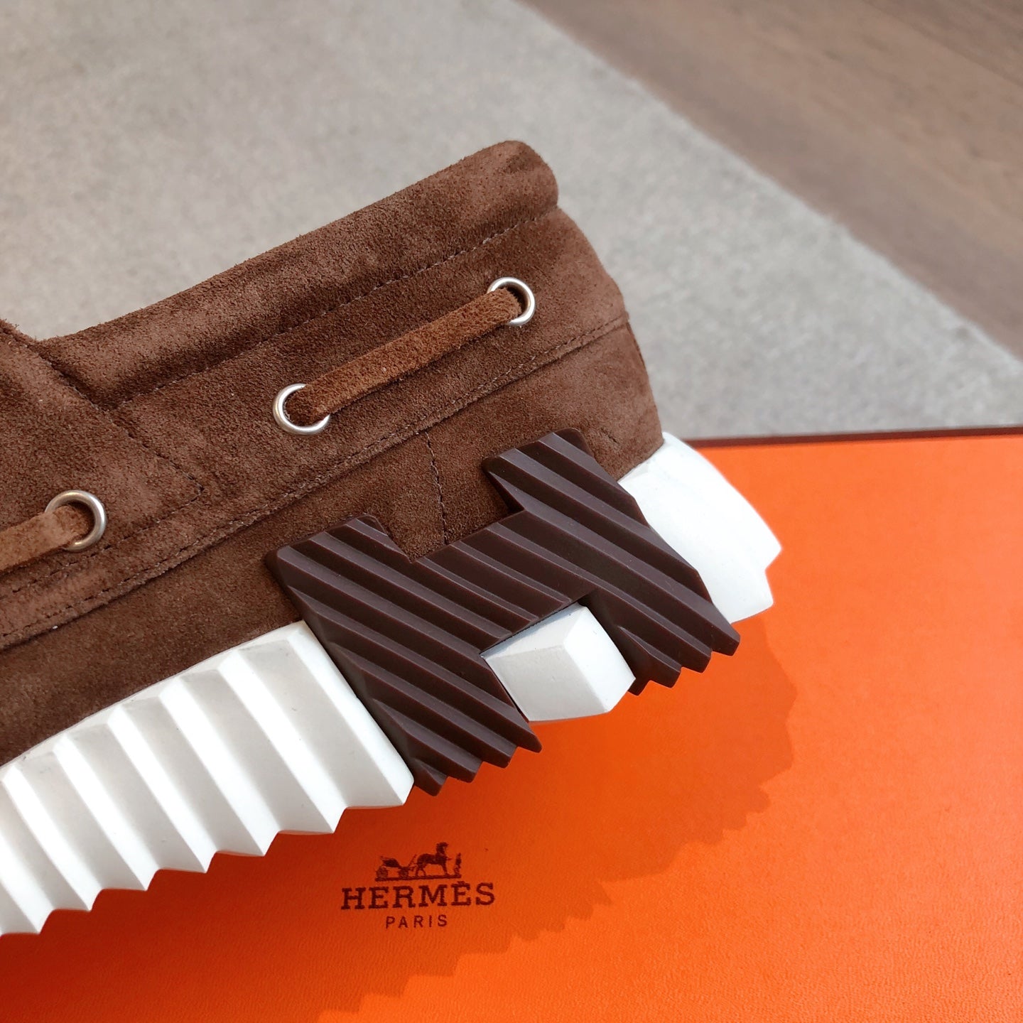 KETCH SNEAKER IN COCOA BROWN SUEDE - 35