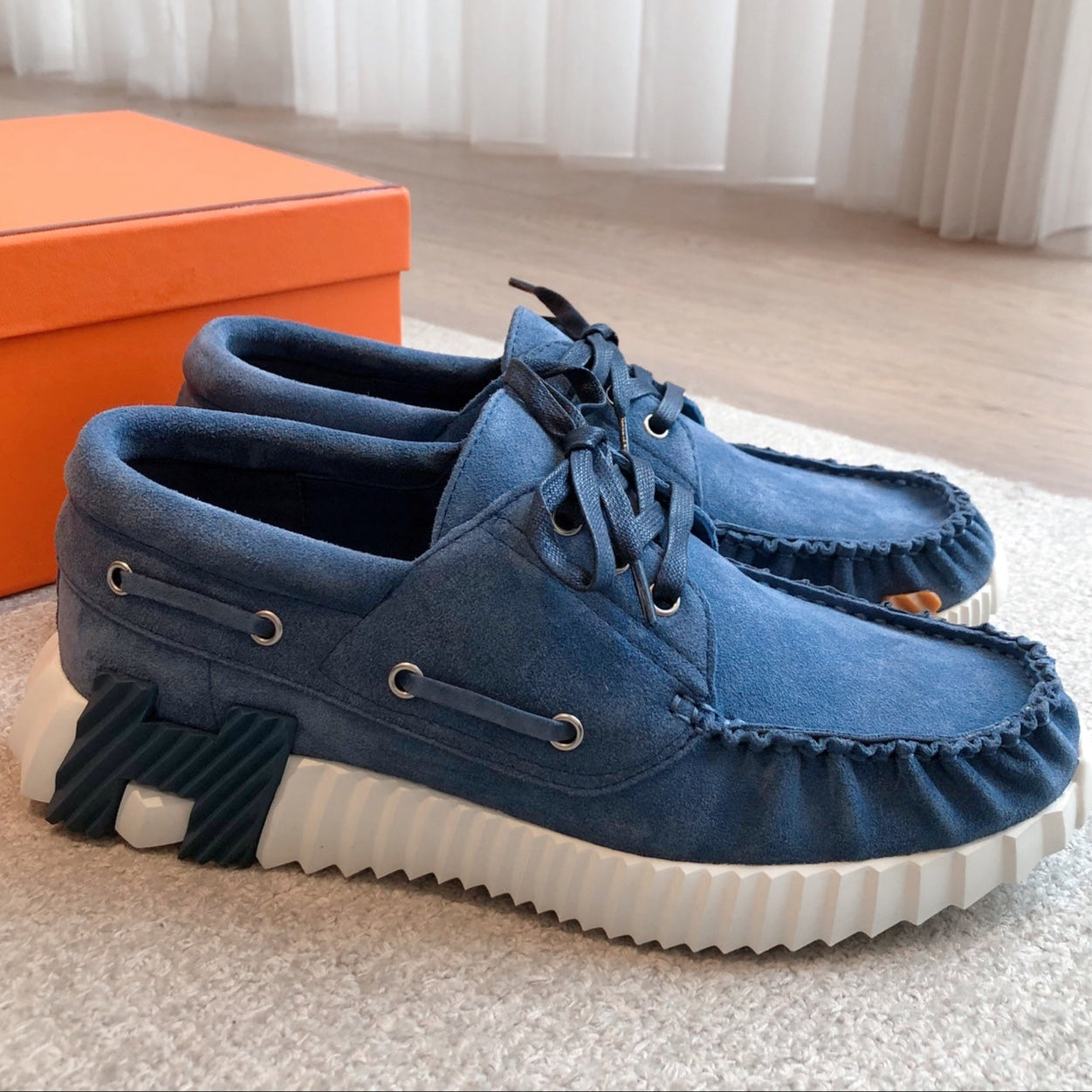 KETCH SNEAKER IN ROYAL BLUE SUEDE - 35