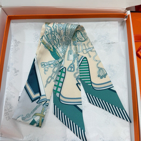 ШАРФ HERMÈS 25S 90 З ШОВКУ 853145