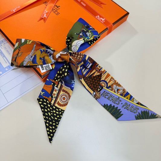 Хустка HERMÈS 25S 86 ІЗ ШОВКУ 989359