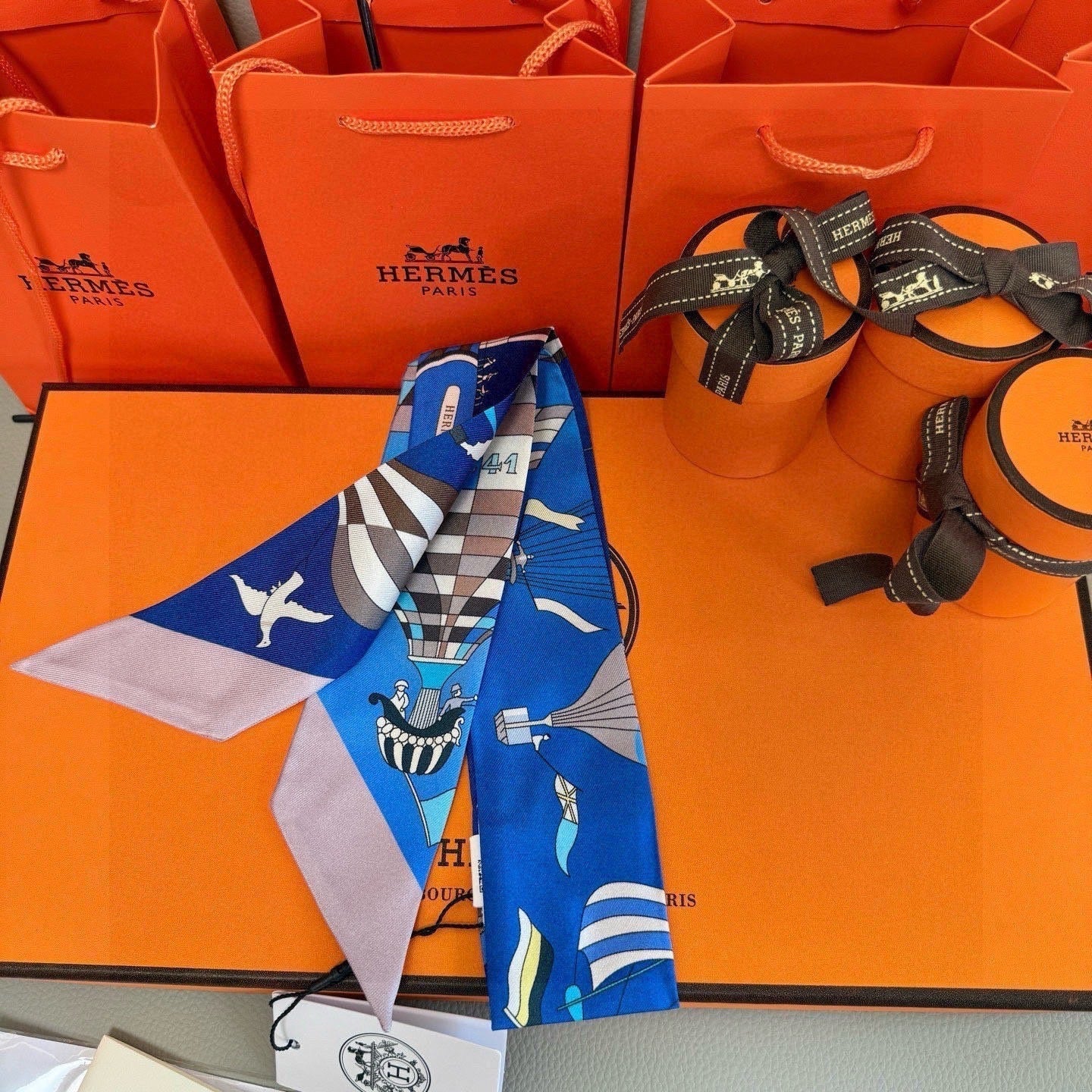 ХУСТКА-КАРЕ HERMES 25S ІЗ ШОВКУ, РОЗМІР 86, АРТИКУЛ 991544