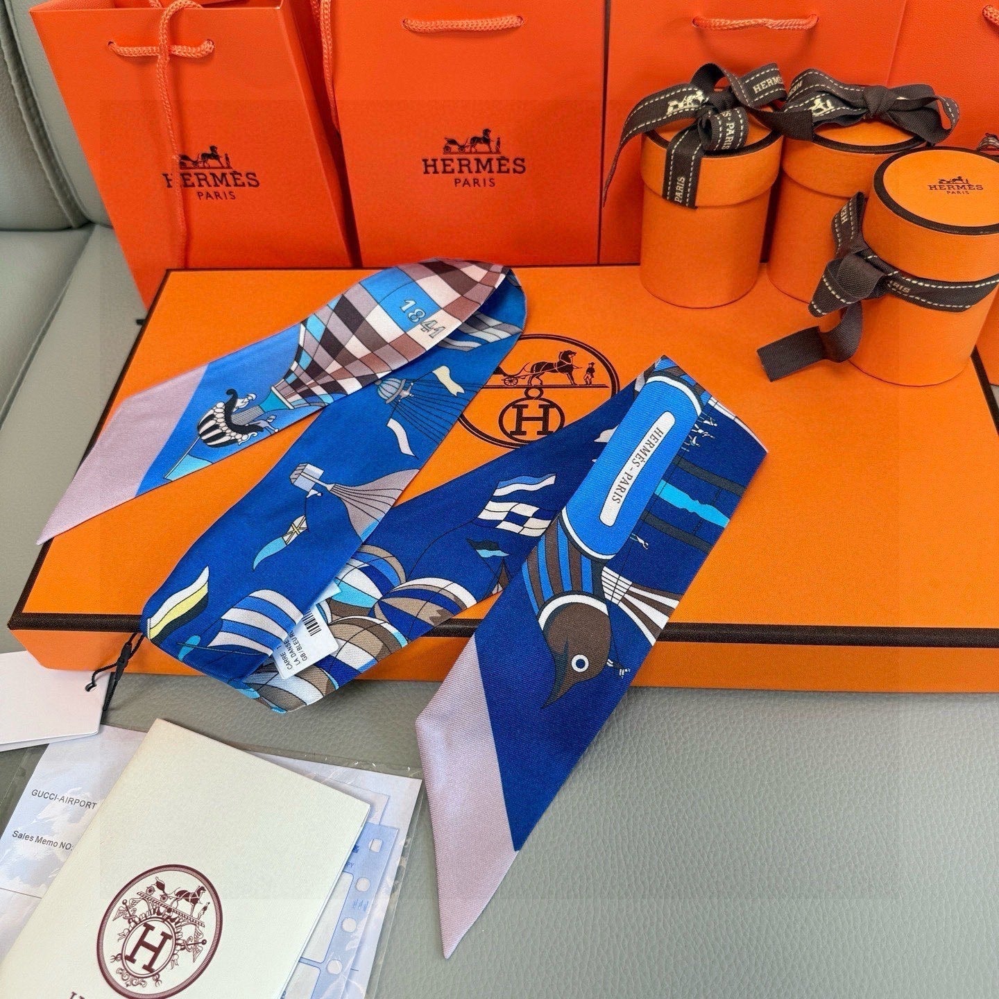 ХУСТКА-КАРЕ HERMES 25S ІЗ ШОВКУ, РОЗМІР 86, АРТИКУЛ 991544