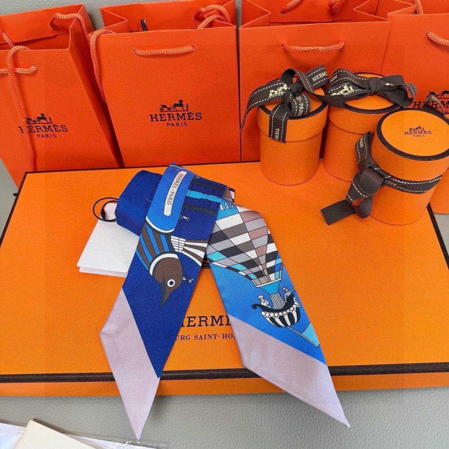 ХУСТКА-КАРЕ HERMES 25S ІЗ ШОВКУ, РОЗМІР 86, АРТИКУЛ 991544
