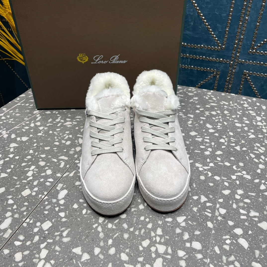LP WINTER NUAGES SNEAKERS WHITE LAMBSKIN - 35