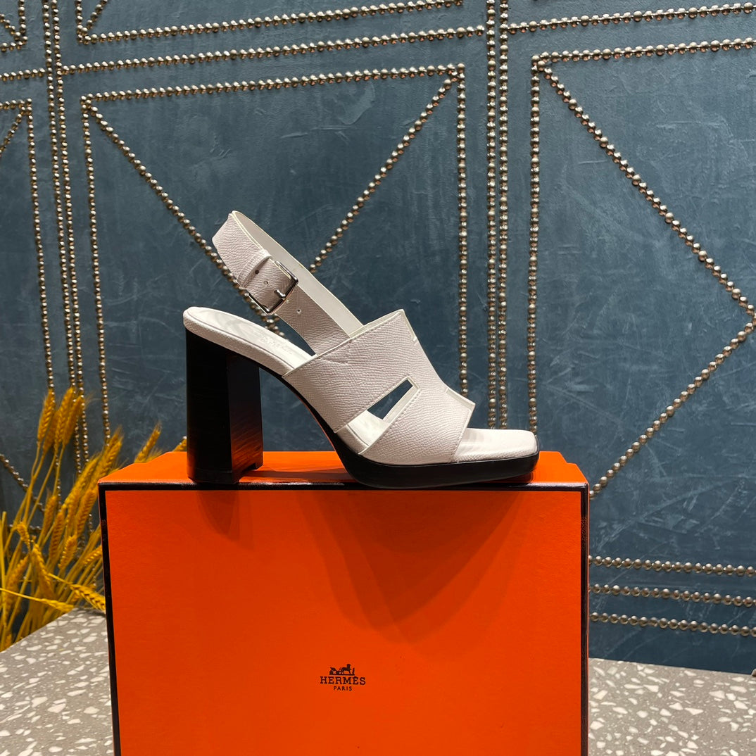 ERIS SANDAL 95 SNOW LAMBSKIN - 35