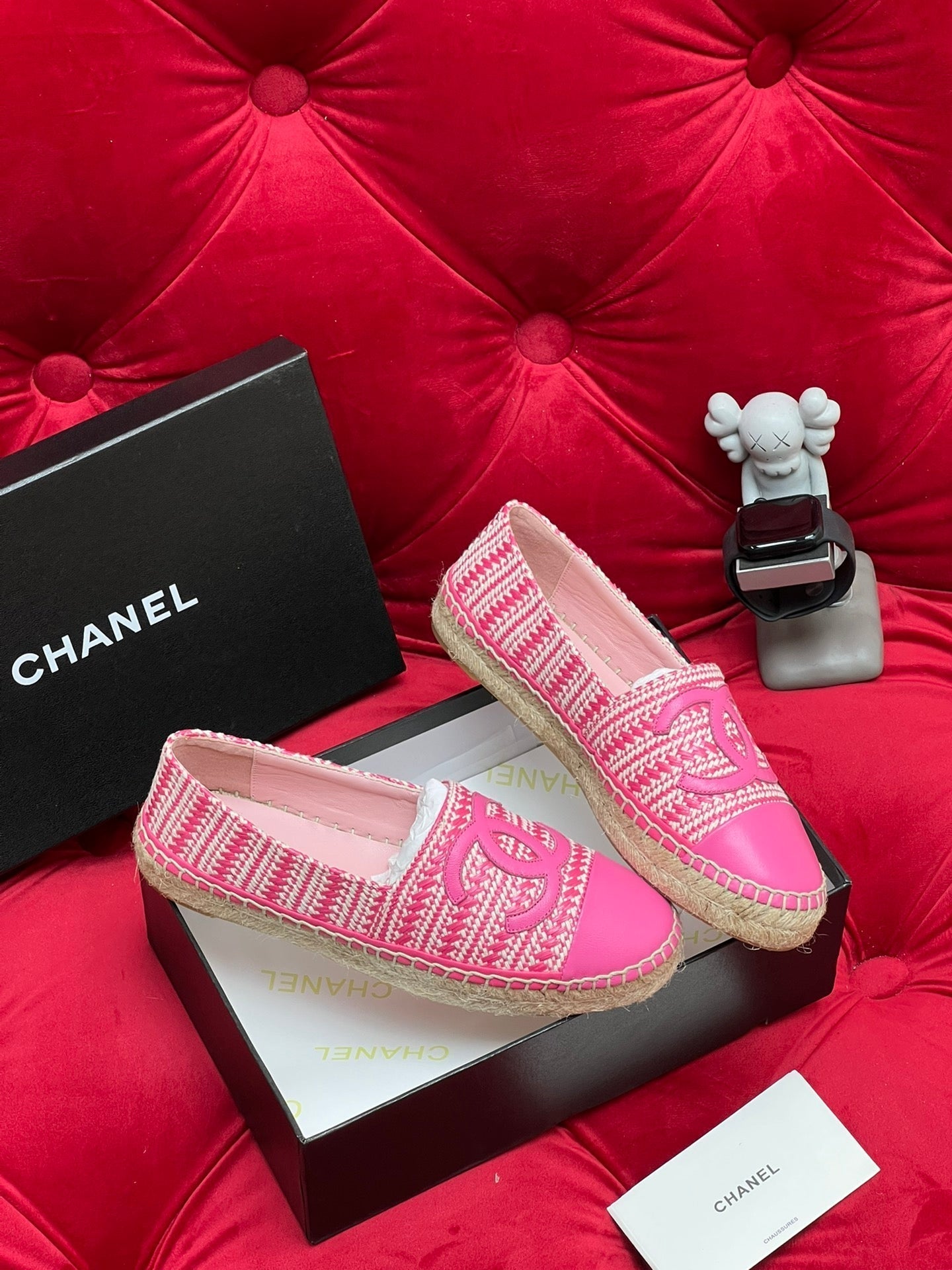 CC LOAFERS IN LIGHT PINK LAMBSKIN - 34