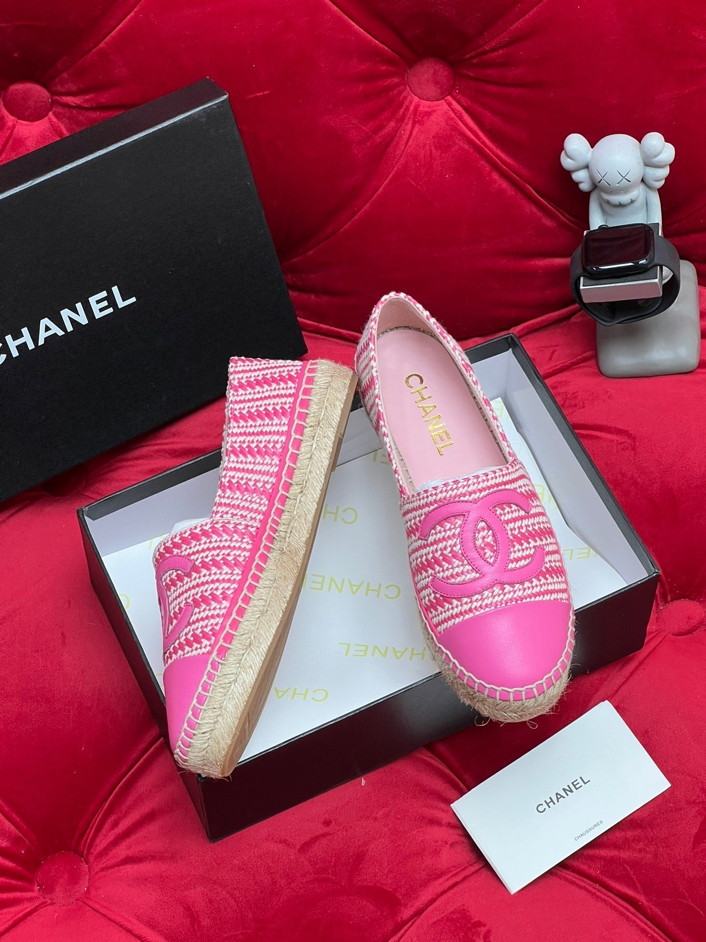 CC LOAFERS IN LIGHT PINK LAMBSKIN - 34