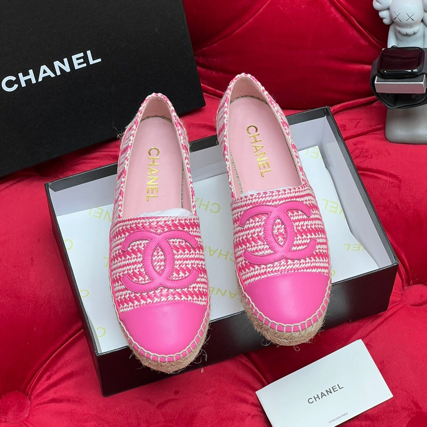CC LOAFERS IN LIGHT PINK LAMBSKIN - 34