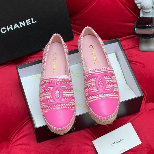 CC LOAFERS IN LIGHT PINK LAMBSKIN - 34