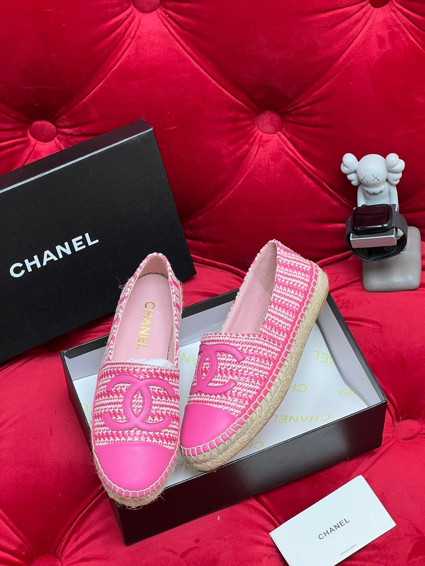 CC LOAFERS IN LIGHT PINK LAMBSKIN - 34