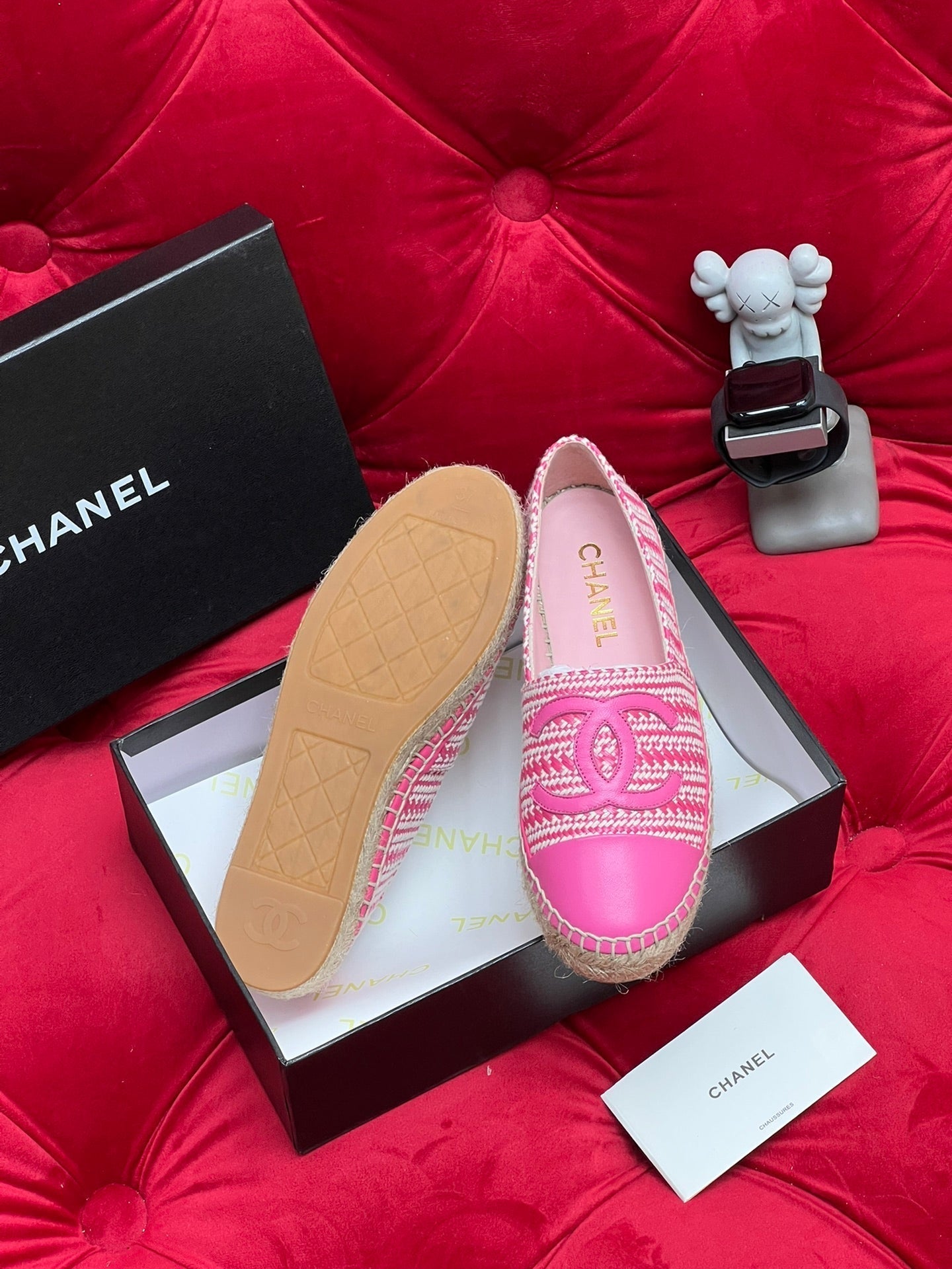 CC LOAFERS IN LIGHT PINK LAMBSKIN - 34