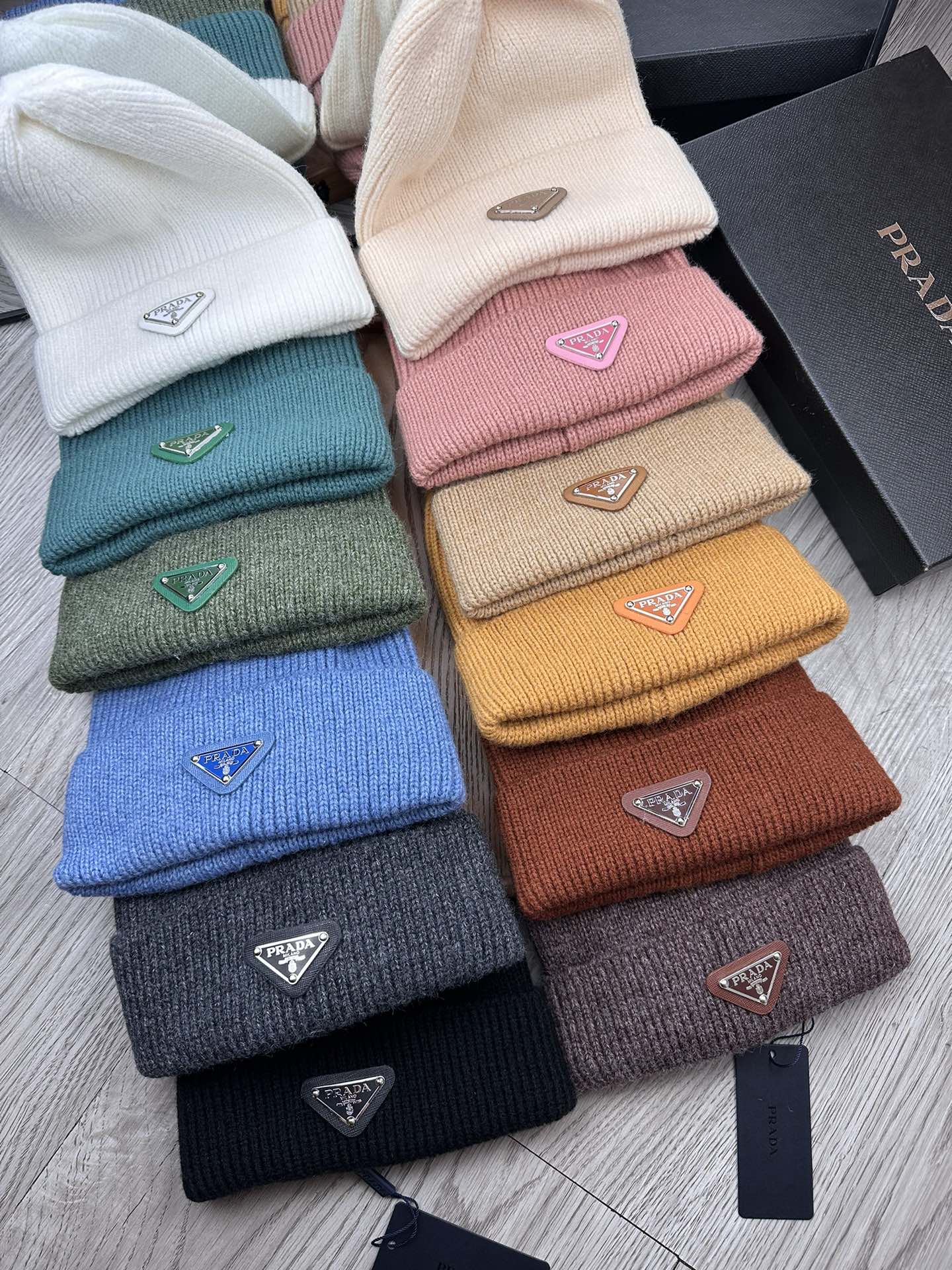BEANIE HAT IN DOGGER BLUE WOOL 332396
