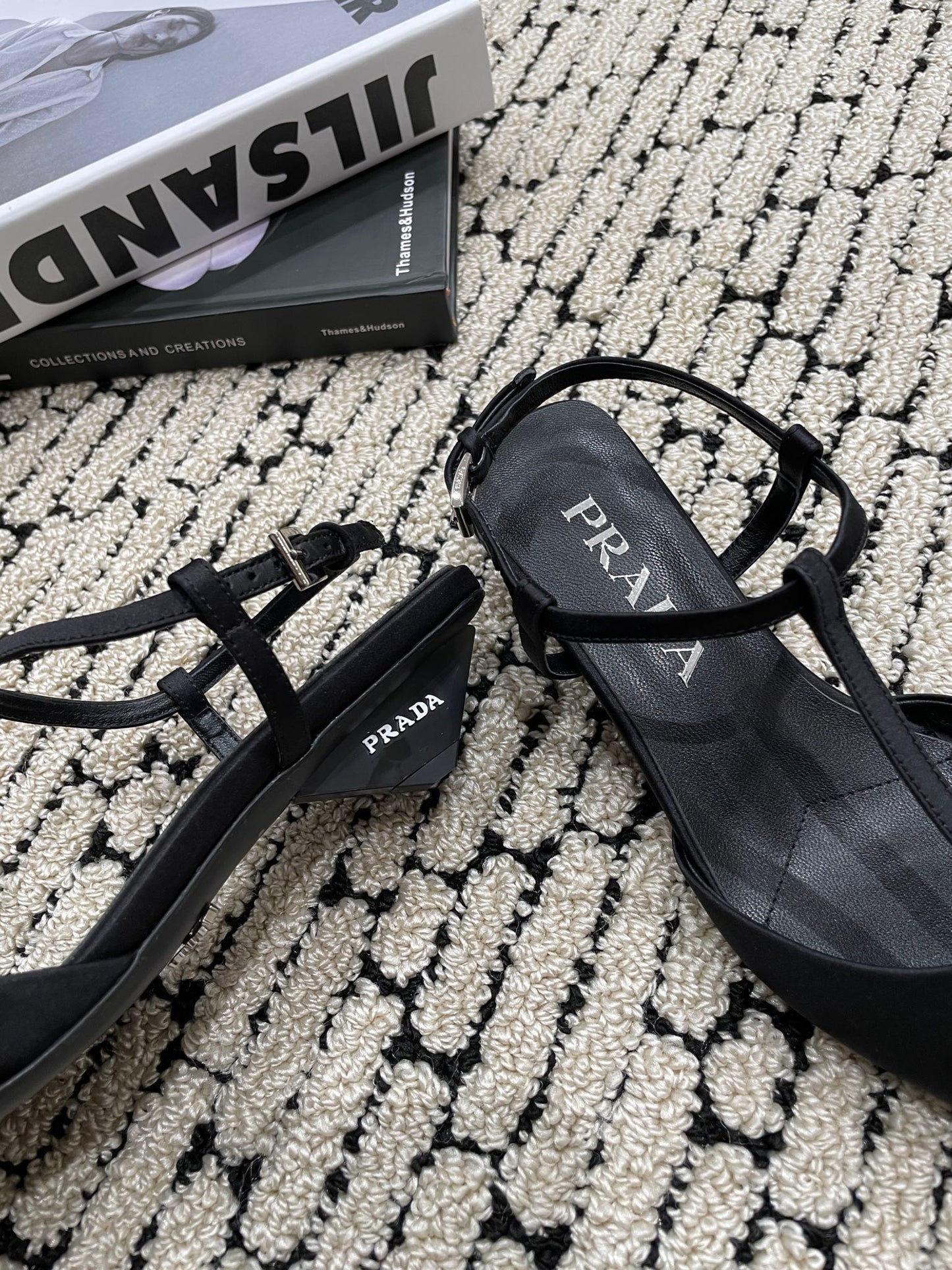 PRA SATIN SLINGBACK PUMPS BLACK - 35