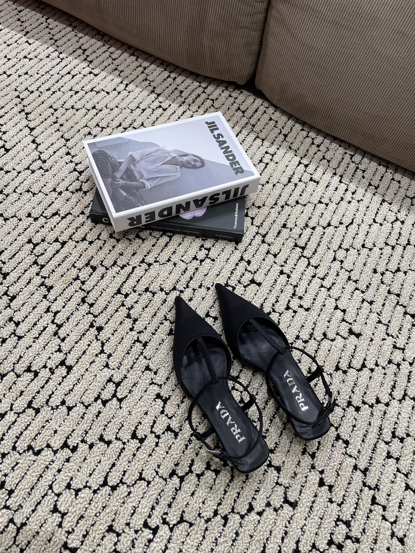 PRA SATIN SLINGBACK PUMPS BLACK - 35