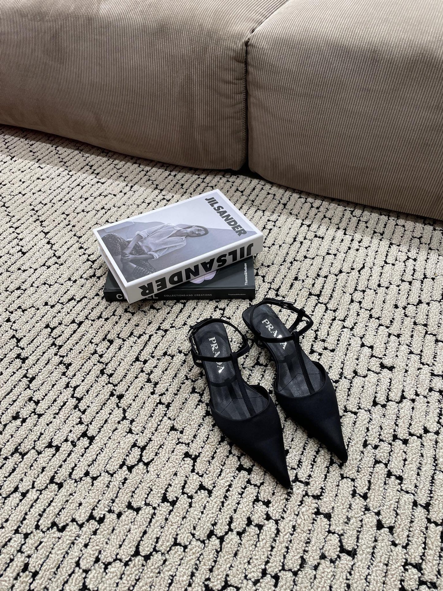 PRA SATIN SLINGBACK PUMPS BLACK - 35