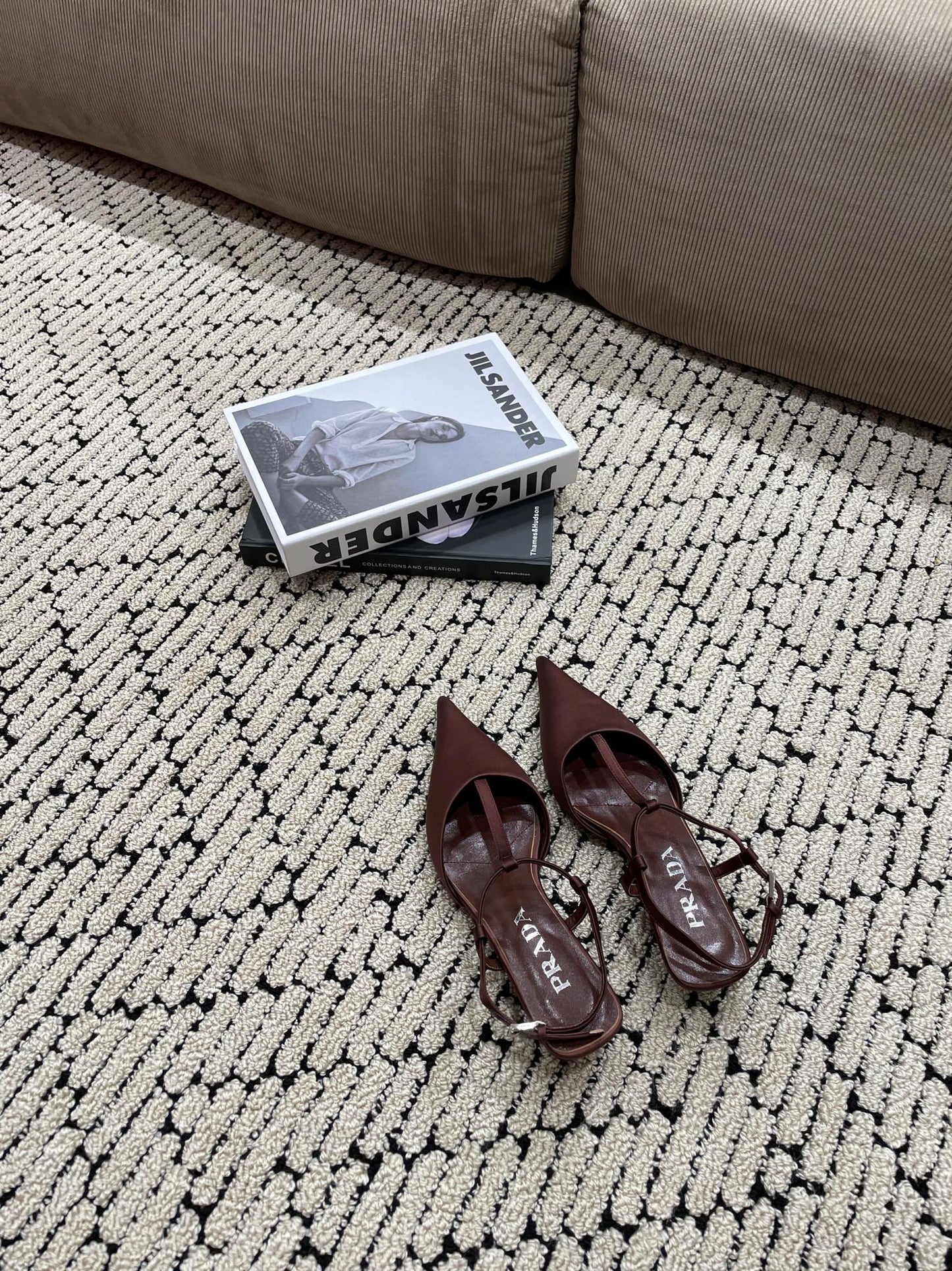 PRA SATIN SLINGBACK PUMPS CHOCOLATE - 35