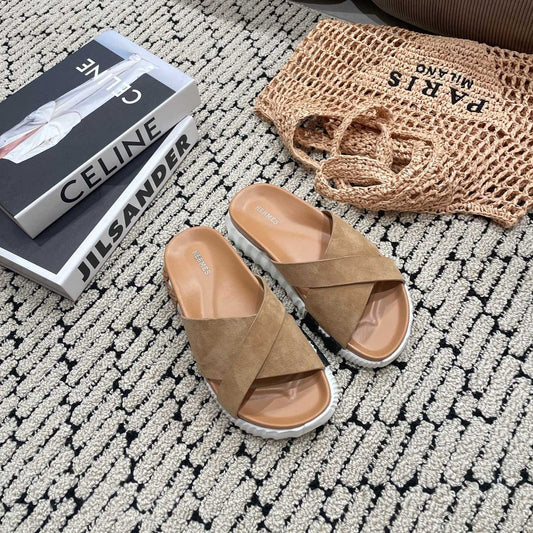 INFRA SANDAL PINK NUDE SUEDE - 35