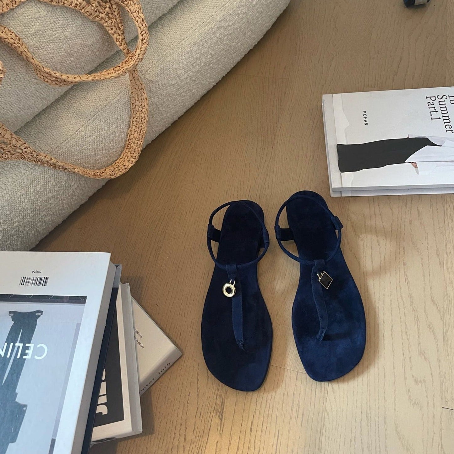 LP MINDIL SANDAL NAVY SUEDE - 35
