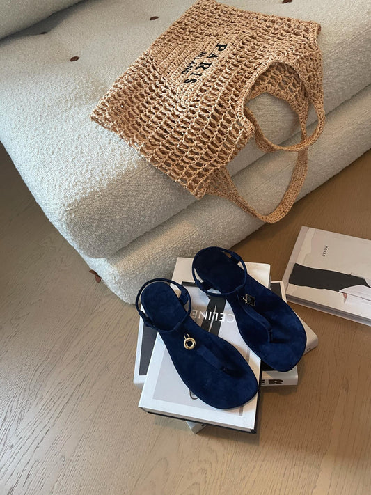 LP MINDIL SANDAL NAVY SUEDE - 35