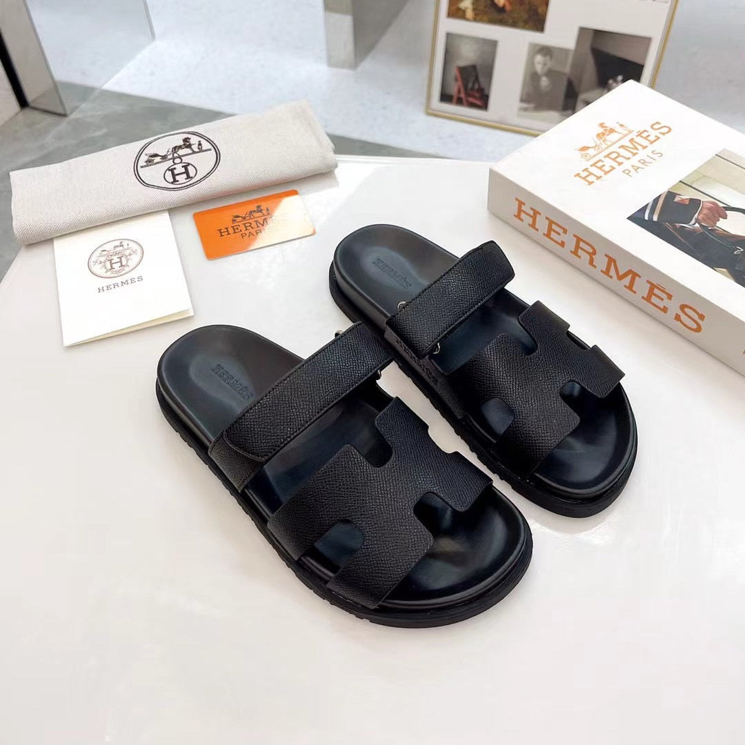 CHYPRE SANDAL IN BLACK CALFSKIN 186752 - 35
