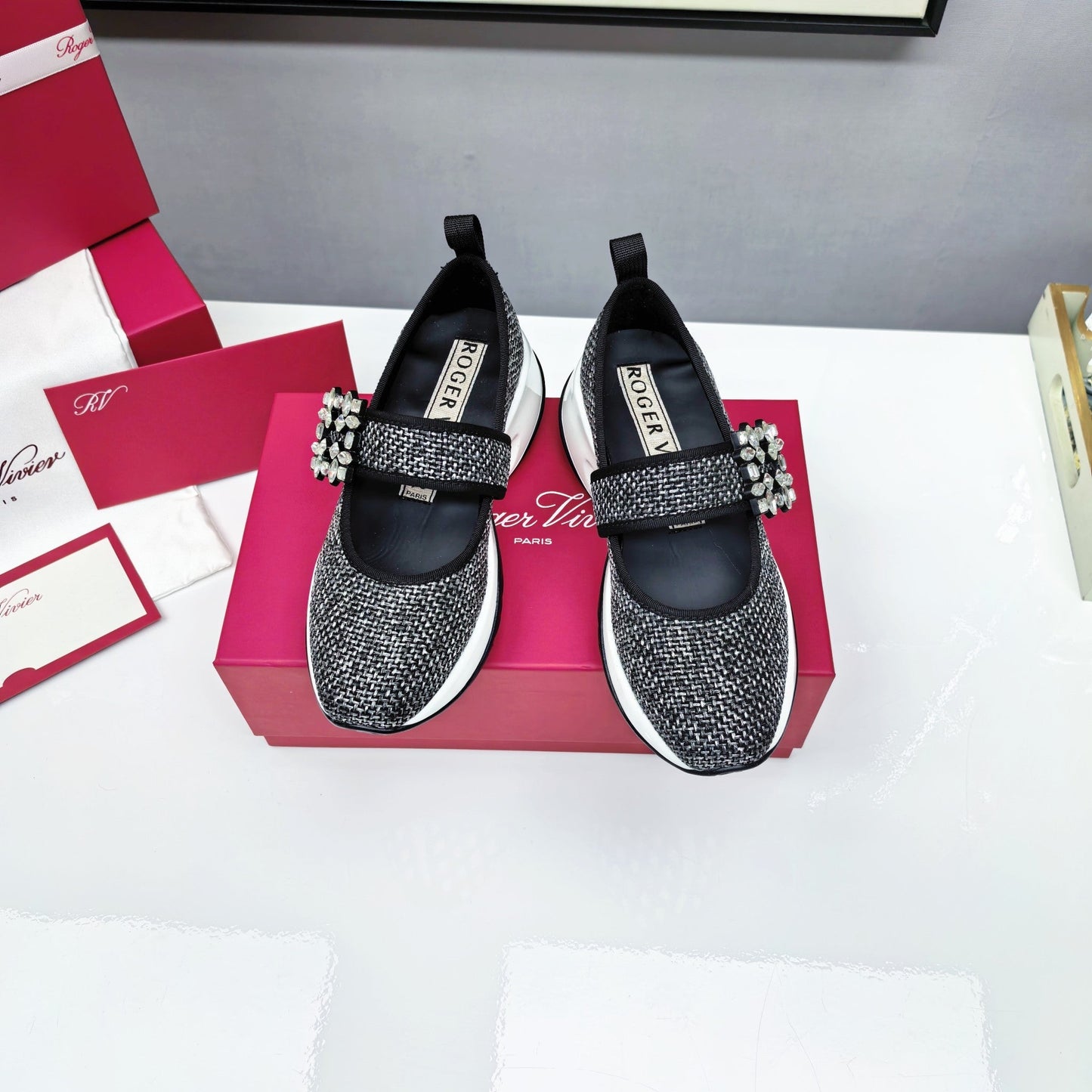 VIV' RUN BABIES SNEAKERS IN BLACK LUREX - 34