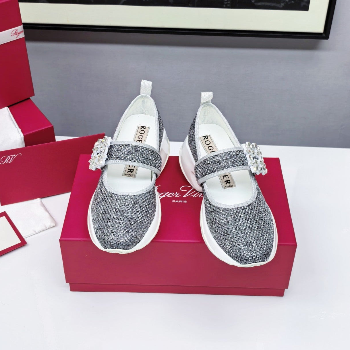 VIV' RUN BABIES SNEAKERS IN SILVER LUREX - 34