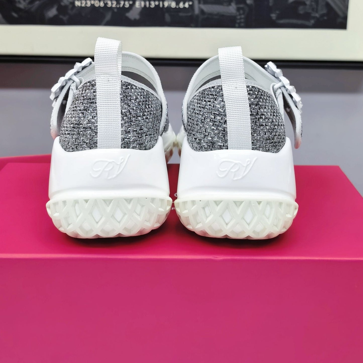 VIV' RUN BABIES SNEAKERS IN SILVER LUREX - 34