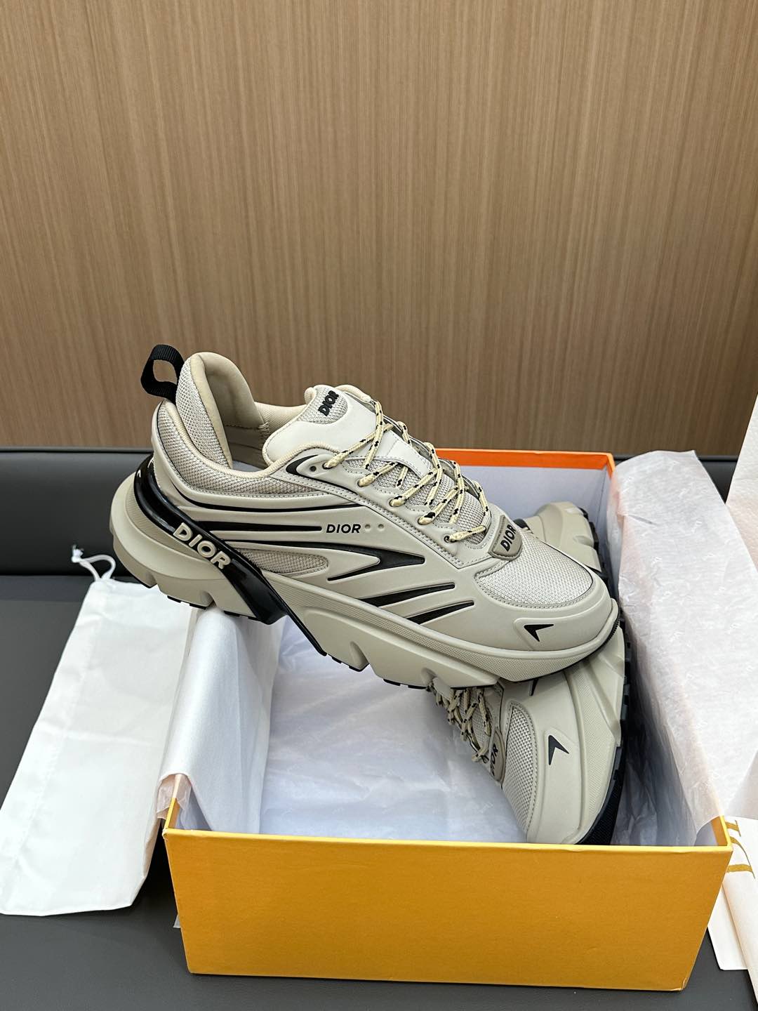 B44 BLADE SNEAKER PASTEL GRAY TECHNICAL MESH AND TECHNICAL FABRIC - 35