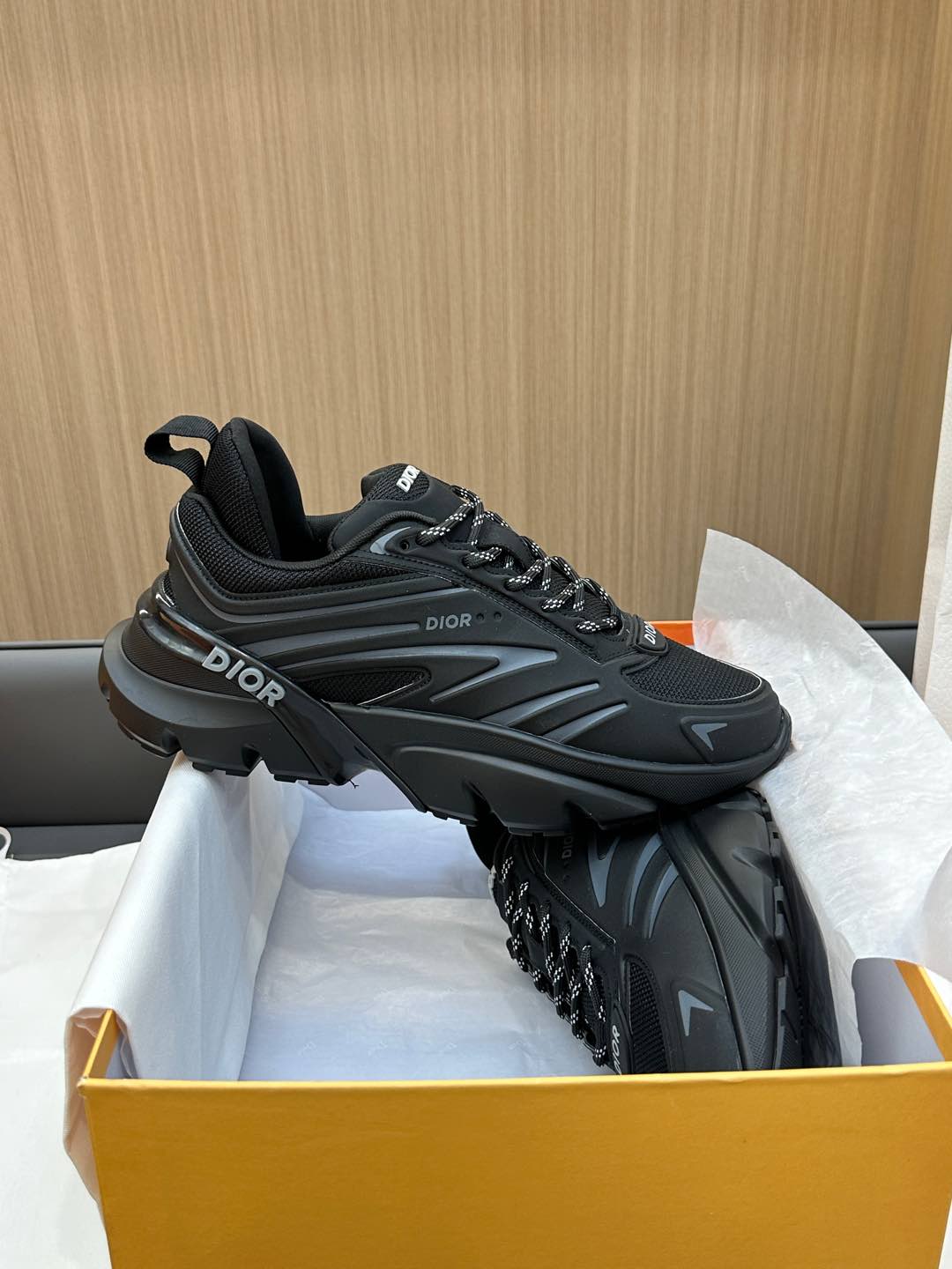 B44 BLADE SNEAKER BLACK TECHNICAL MESH AND TECHNICAL FABRIC - 35